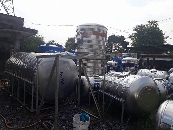Mua bán, thanh lý bồn nước inox cũ gái rẻ tại Đà Nẵng