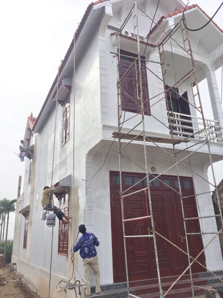 Thi công sơn nhà cho khach tại Đà Nẵng