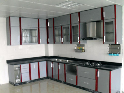 Thanh lý tủ chén nhôm kính treo tường