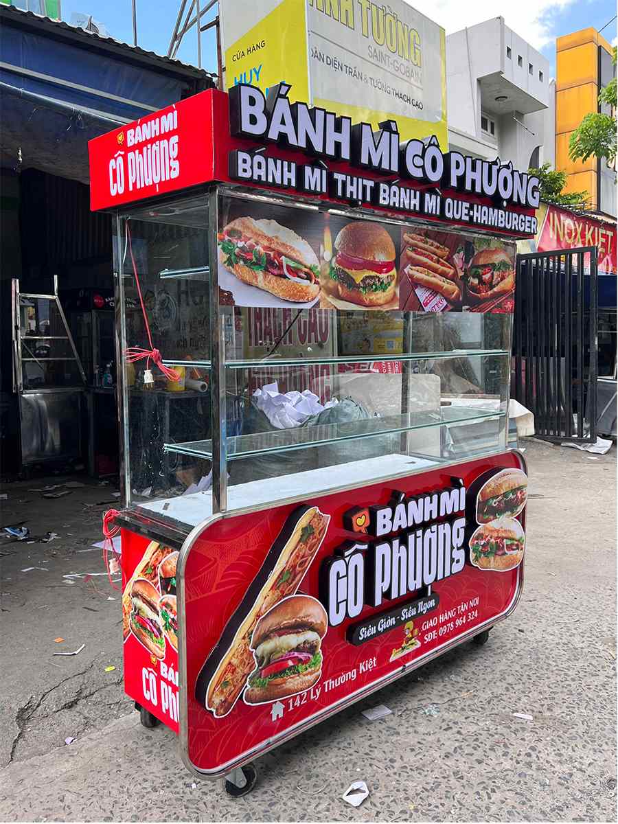 Thanh lý xe bán bánh mì giá rẻ